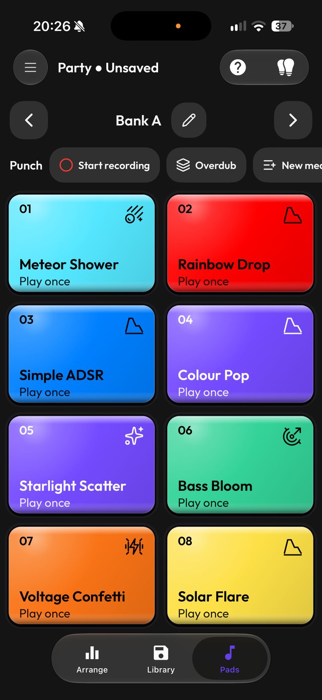 Live DJ pads