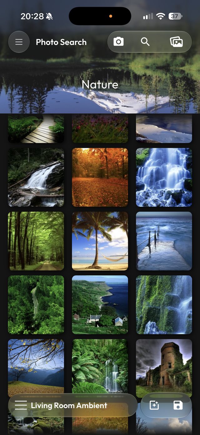 Photo search for scene inspiration