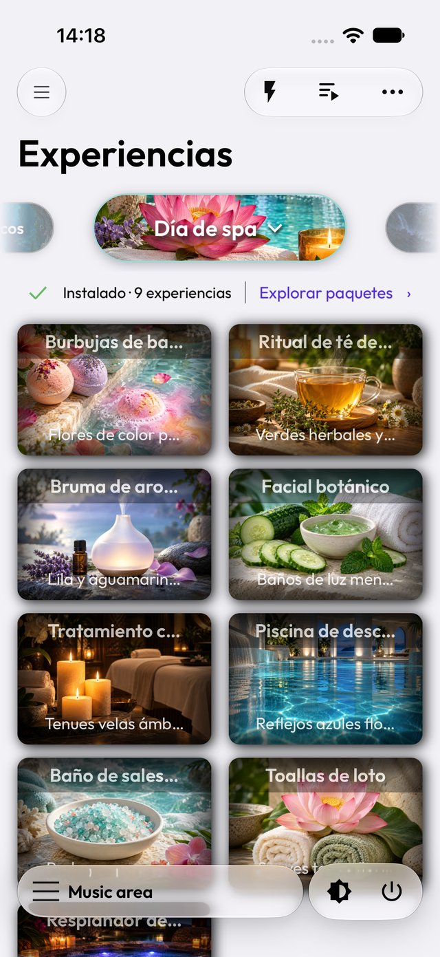 Pack de experiencias Día de spa en modo claro