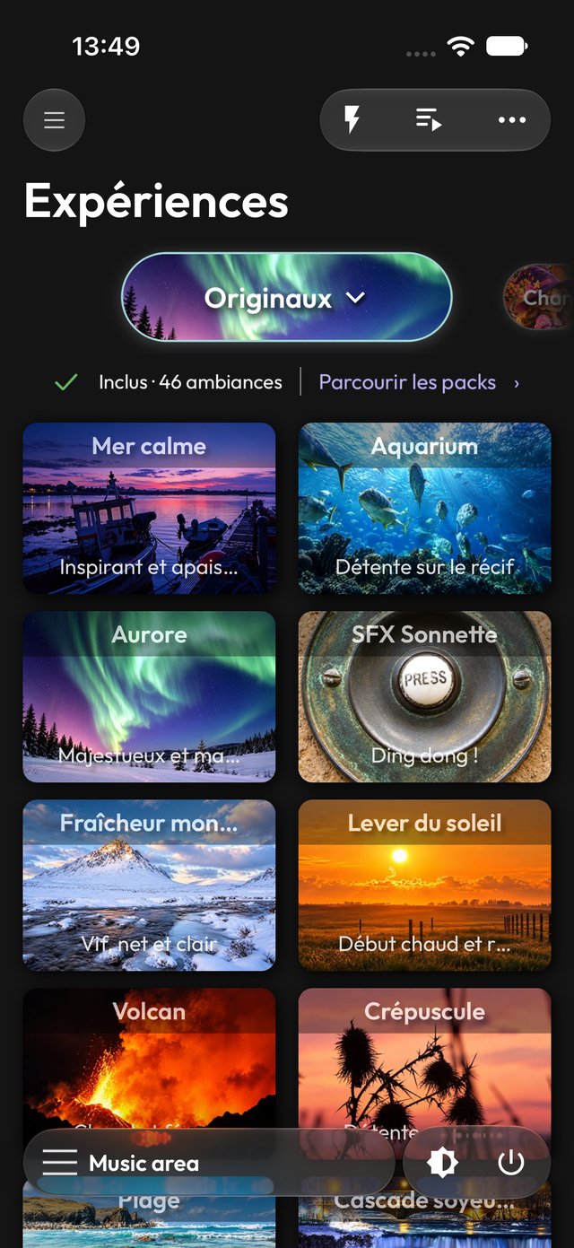 Bibliothèque d’ambiances