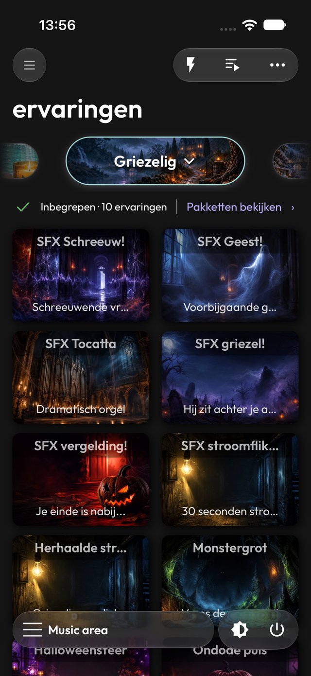 Collectie griezelige ervaringen