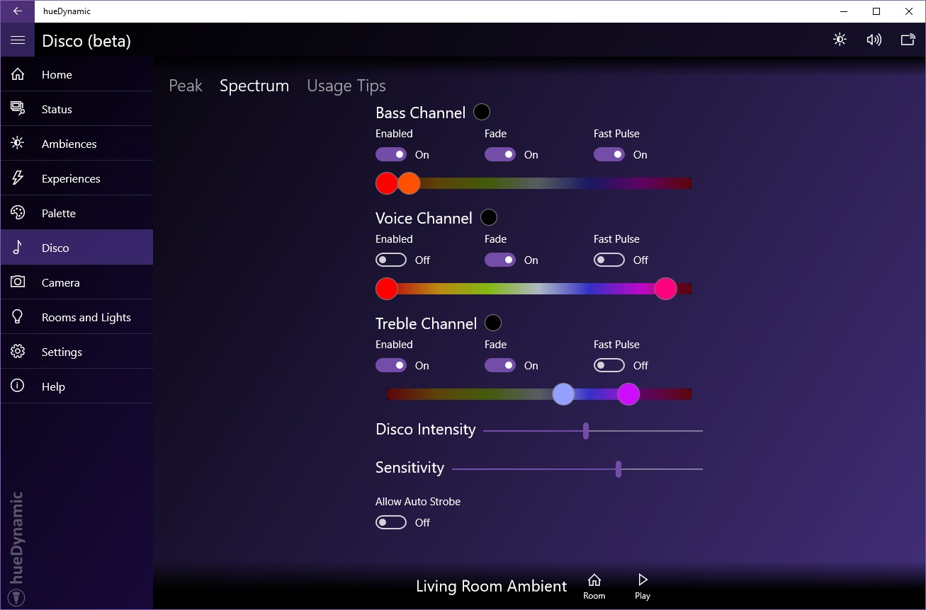 Advanced Hue Disco and Party Modes